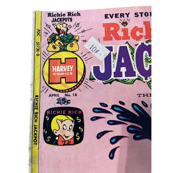 Harvey Comics Richie Rich Jackpots Comic #16 April 1975 Vintage Bagged Boarded - Picture 2 of 7